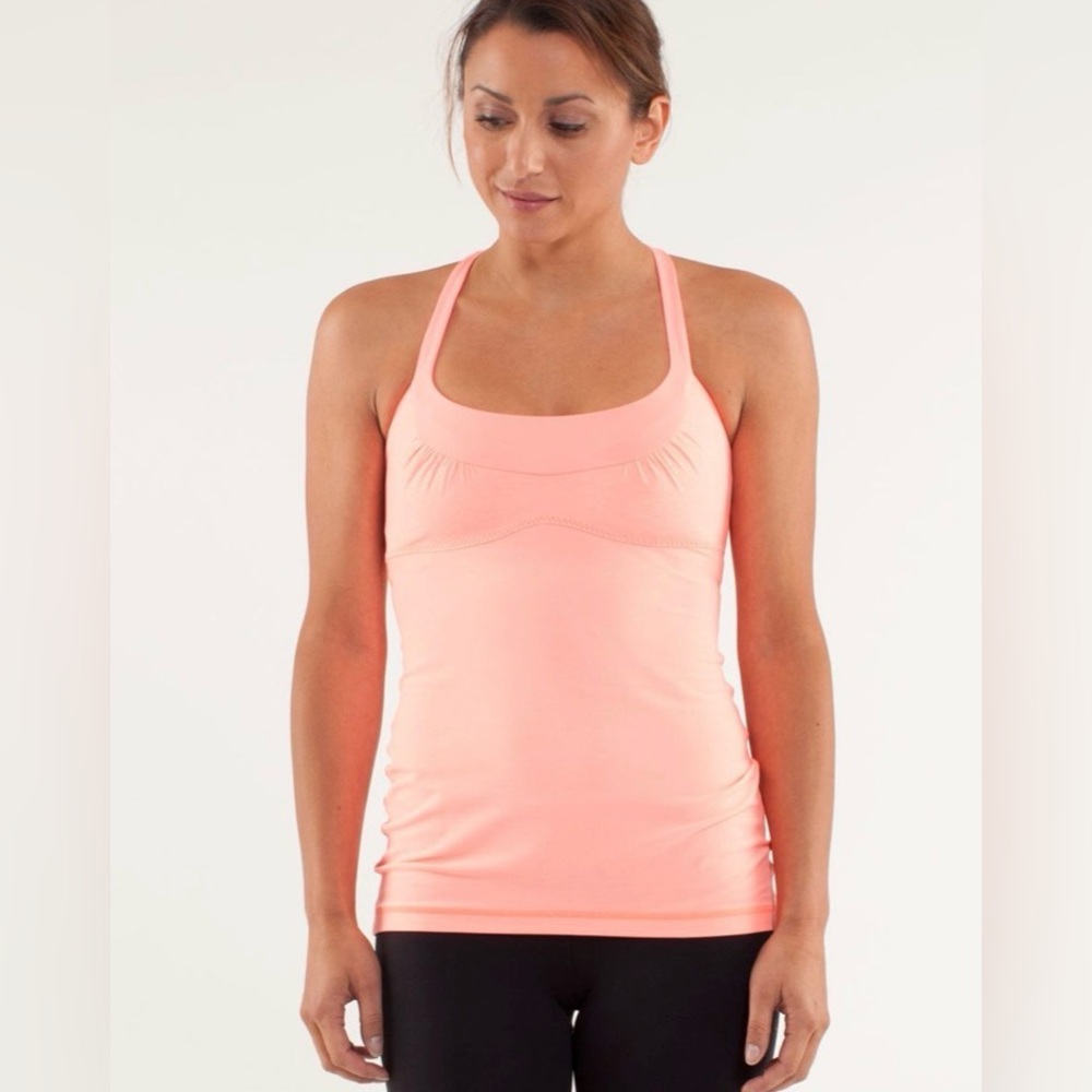 Lululemon Scoop Me Up Tank
Heathered Pop Orange / Pop Orange